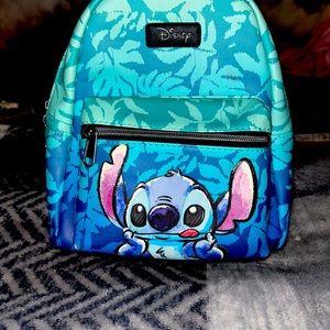Disney Store Blue Stitch Mini Bag